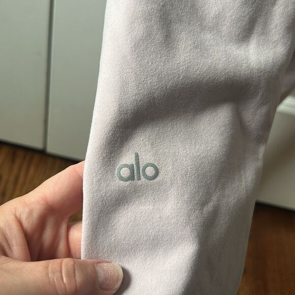 Alo Yoga High Waist Legging in Soft Pink Size XS - Picture 3 of 4